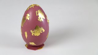 Chocolate Easter Egg | Ruby and Milk Chocolate with a Crunchy Filling