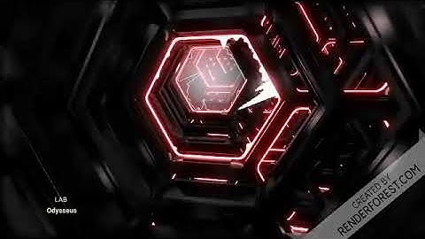 Renderforest "Hexagon Tunnel Music Visualizer" (Need Visual for Audio?)