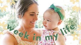 WEEK IN MY LIFE WITH A 10 MONTH OLD 💛 | Mom Life, Summer Days, Gardening, My Current Read + Kindle !