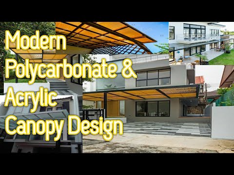 Video: Gumawa ng polycarbonate porch