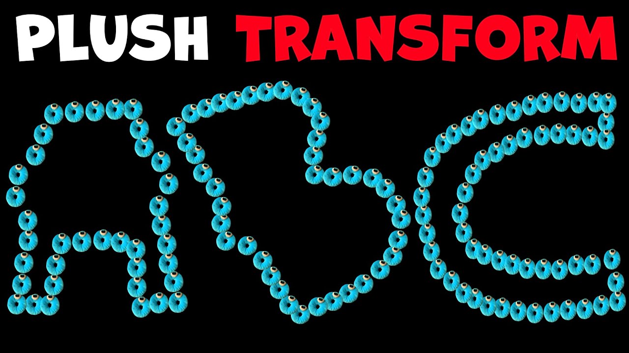 Transform Letters Alphabet Lore Snakes transform Letters from plush O (A-Z) - YouTube