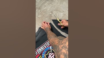 DIY Cut-off Vest | The Couture Club #shorts