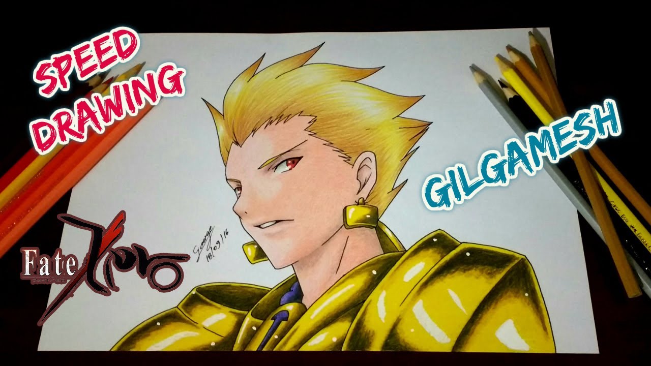 Speed Draw - Gilgamesh | Archer (Fate/Zero) - YouTube