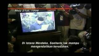 The Moments When Soeharto Resigned  May 21 1998