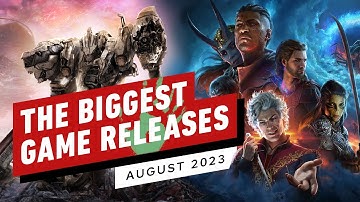 The Biggest Game Releases of August 2023