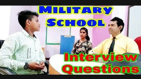 RMS interview questions in English | Military School Interview | Interview Guide