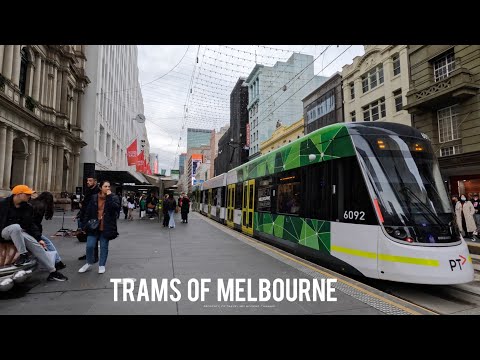 CITY TRAMS OF MELBOURNE AUSTRALIA