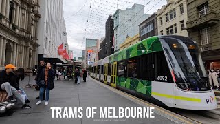 CITY TRAMS OF MELBOURNE AUSTRALIA