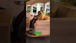 Elderly Couple Drives a Sofa 🚗 #shorts Elderly Couple Drives a Sofa 🚗 #shorts