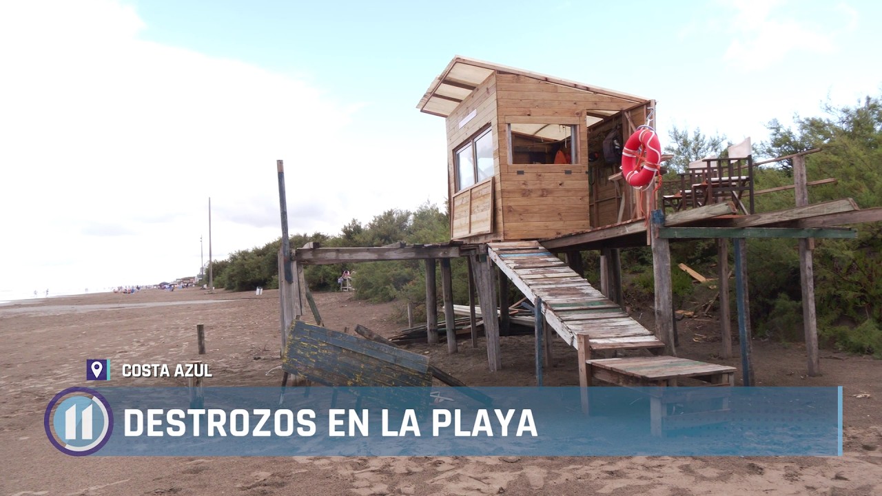 🚨🌊 Destrozos en la playa 🌊🚨