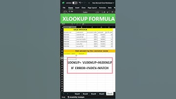 XLOOKUP FORMULA IN EXCEL. LIVE EXAMIPLE IN 30 SECONDS #excel #xlookup #accountinginsights #exceltips