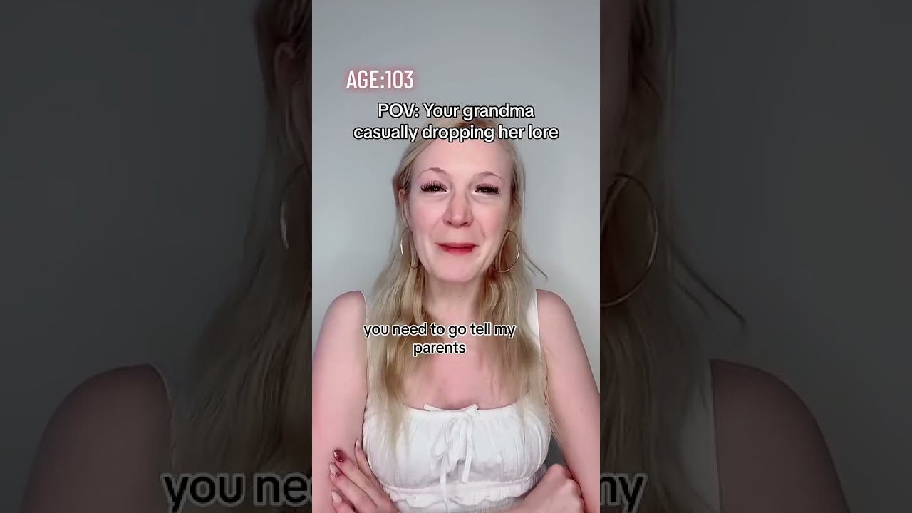POV Your Grandma Casually Dropping Her Lore Foryou Viral Funny Relateable