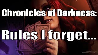 Chronicles of Darkness: Combat rules I tend to Forget...
