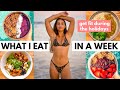 What I Eat In A Week to GET FIT during the Holidays (NO DIETING) | My Realistic Workout Routine