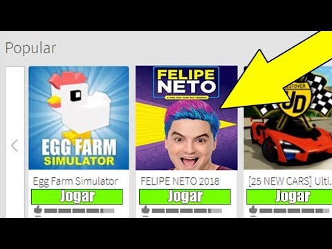 felipe neto roblox jogando