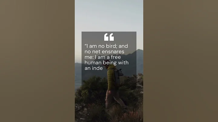 “I Am No Bird” — Jane Eyre’s Defiant Declaration of Freedom  Charlotte Brontë’s Timeless Wisdom