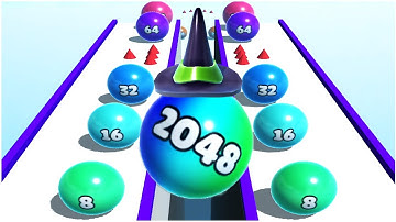 Ball Merge 2048 - Gameplay Walkthrough - Max Levels (Lvl 1-20) |IPAD, IOS|