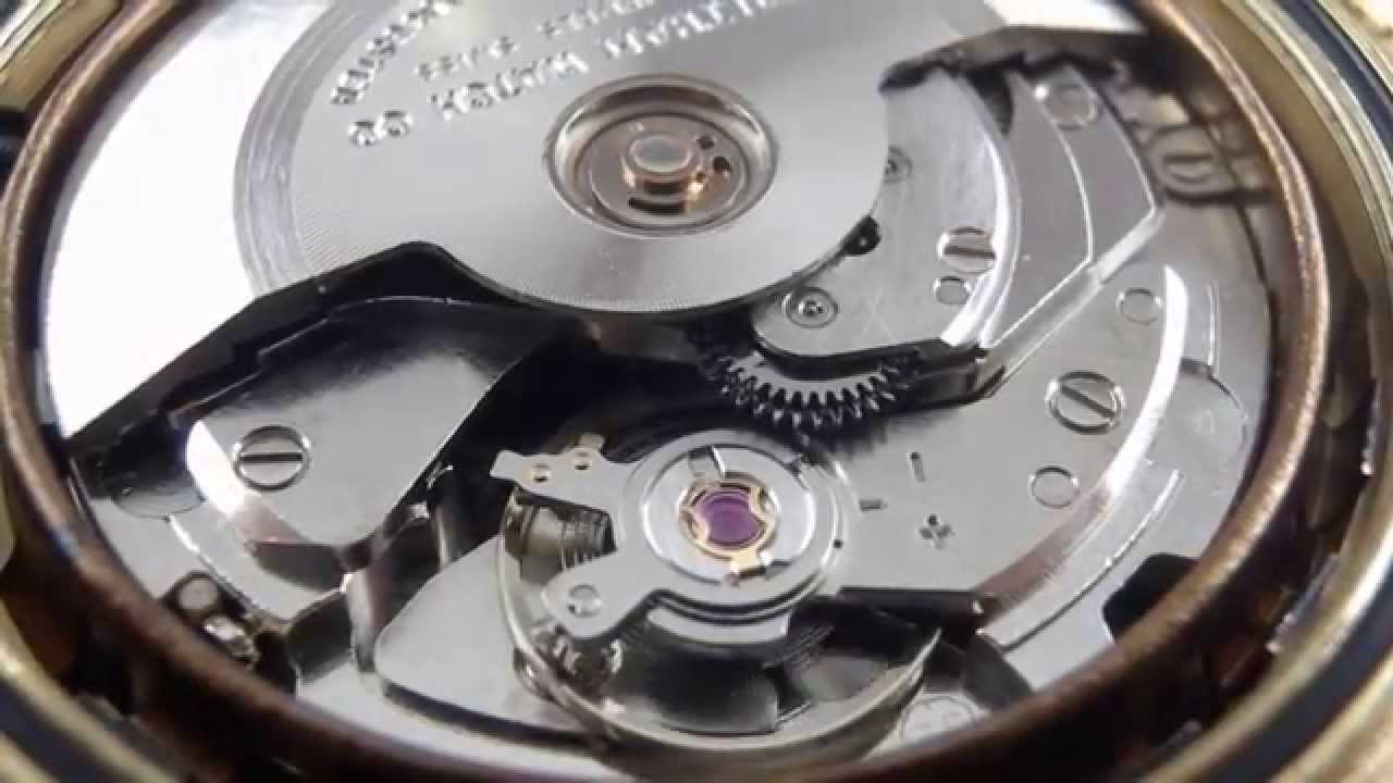 FHF Watch movement Cal.908 running. YouTube