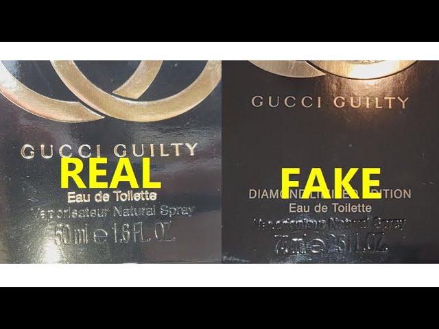 Gucci Gulity perfume real vs fake. How to spot counterfeit Gucci Guilty EDT  - YouTube