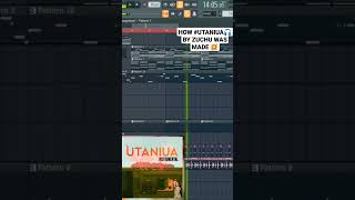 Zuchu - Utaniua Beat Making #shorts #zuchu #utaniua #flstudio #beatmaking #diamondplatnumz