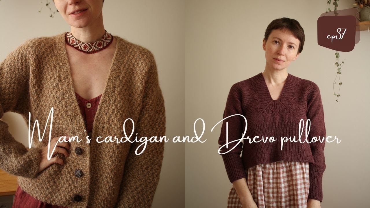 ep37 | knitting a new Mam's cardigan | introducing a new design