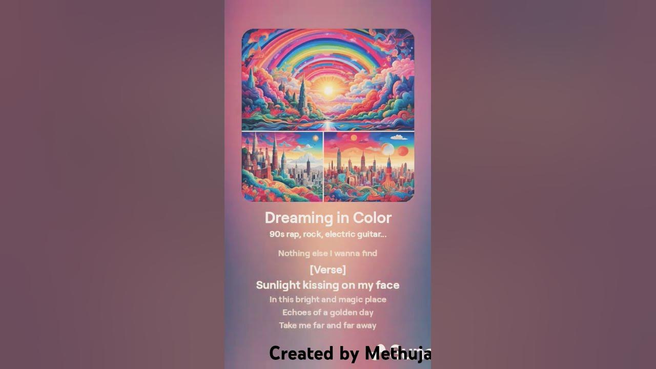 #Dreaming in Colour#🌈