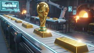 The Making of a $20,000,000 Gold Trophy: From Molten Metal to Masterpiece