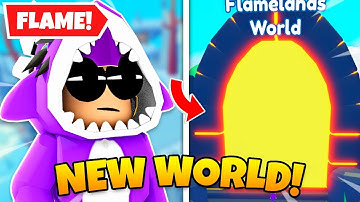 I Unlocked The NEW MAGMA WORLD Portal In Tapping Simulator! (Roblox)
