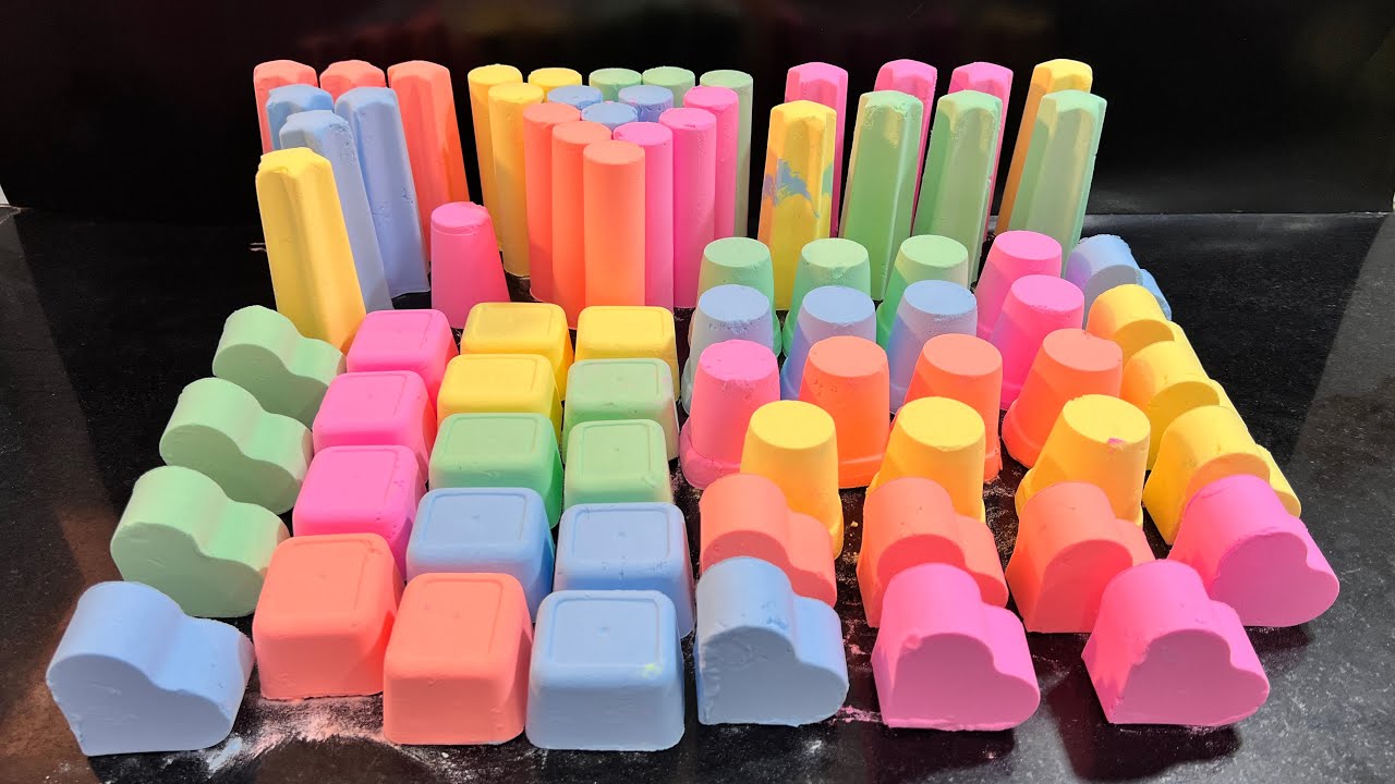 Ultra Crunchy Baking Soda ASMR | pastel colours Crunch Only