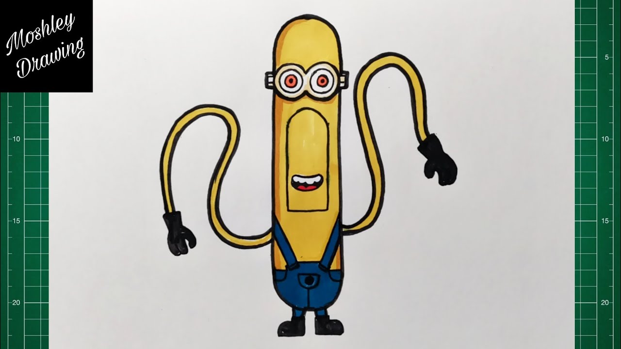 How to Draw Mega Minion Tim - Despicable Me 4 - YouTube