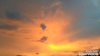 Awan di sore hari