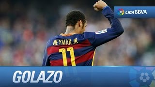 Neymar hace magia ante el villarreal, golazo nominado al premio puskas 2016