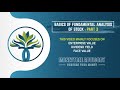 Basics of Fundamental Analysis of Stocks: Part3