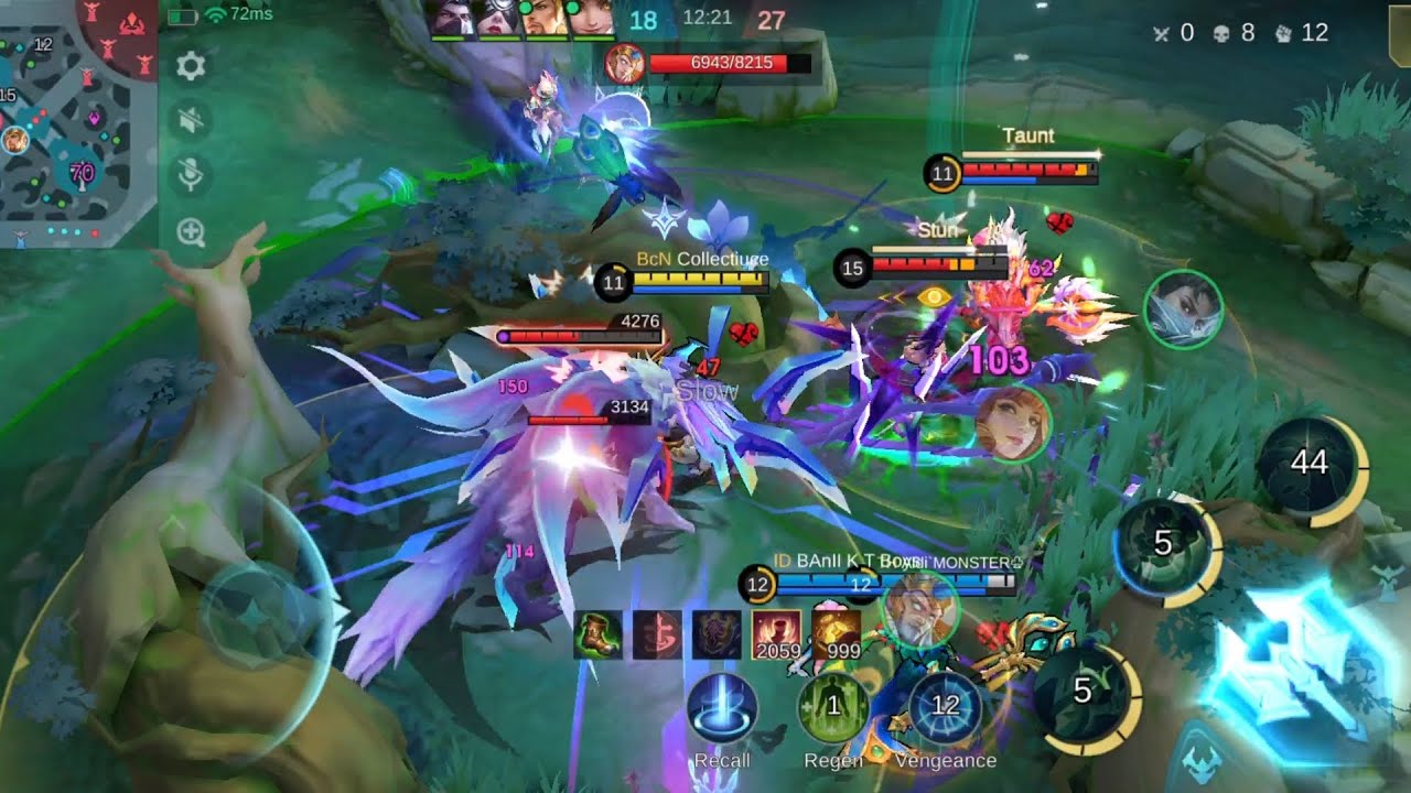 Granger X Guinevere X Hylos ngerusuh buff dari early game || Belerick full TB untuk team [HARD GAME]