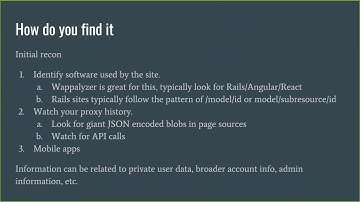 Hidden in Plain Site: Disclosing Information via Your APIs - Peter Yaworski, Bugcrowd