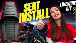 How to install the Harley Davidson Livewire Low Profile Seat