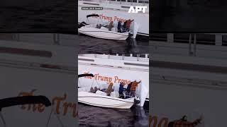 WATCH: Activists Label Larry Ellison’s Yacht “Trump Propagandist” | APT