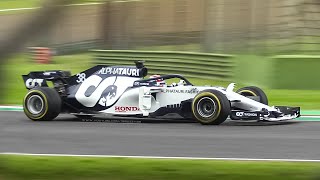 Yuki Tsunoda Testing for AlphaTauri at Imola Circuit w\/ a Toro Rosso STR13 (November 2020)