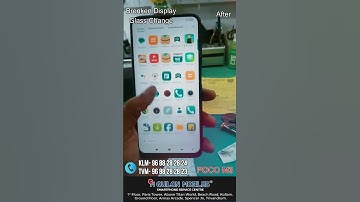 Poco M3 broken display glass change👍✅