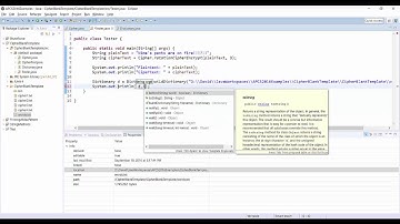 Setting up brute force cipher attack