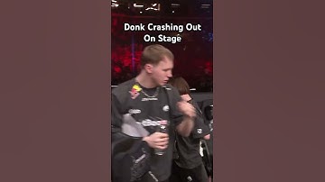 Donk CRASHING Out On Stage