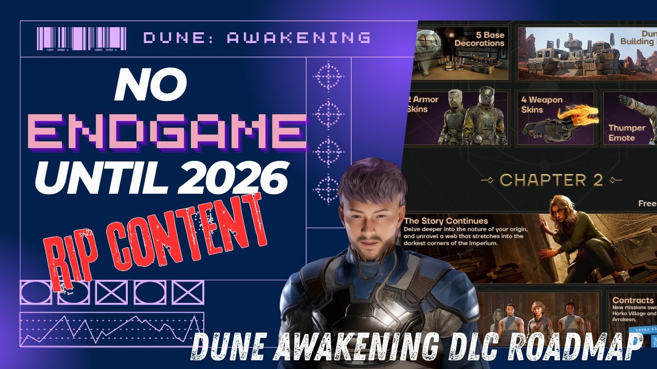Dune: Awakening DLC Roadmap – No Real Endgame Until 2026 (RIP Content)