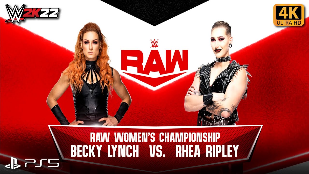 FULL MATCH - Becky Lynch vs. Rhea Ripley - Raw Women's Championship ...