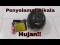 Uji Coba Pengkilap Body Motor Ke Kaca Helm|Bikin Efek Daun Talas dan Tidak Buram Saat Hujan#motovlog