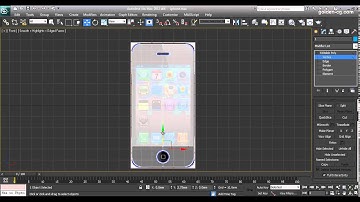 Modeling and rendering iPhone 4 - Video 3