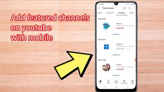 How to add featured channels on YouTube mobile