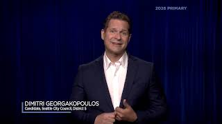 Demetri Georgakopoulos, Candidate for City of Seattle, Council District No. 5