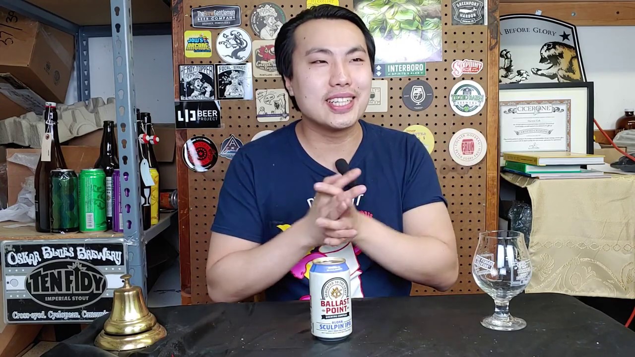 Ballast Point Aloha Sculpin IPA (Crazy Yeast Strain Sculpin!) Review - Ep. 