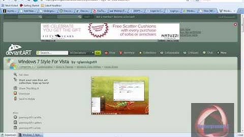 Windows 7 Theme on Vista