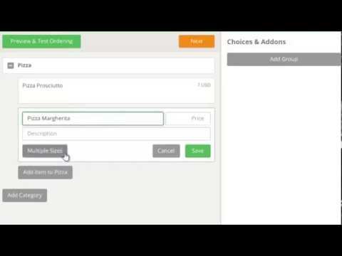 Menu editor tutorial 1   Create menu categories and menu items in restaurant menu 480p